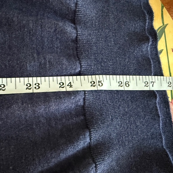 Ermenegildo Zegna Cashseta V Neck Sweater Men Deep Blue, 52, Cashmere Silk $1390 - Picture 8 of 10